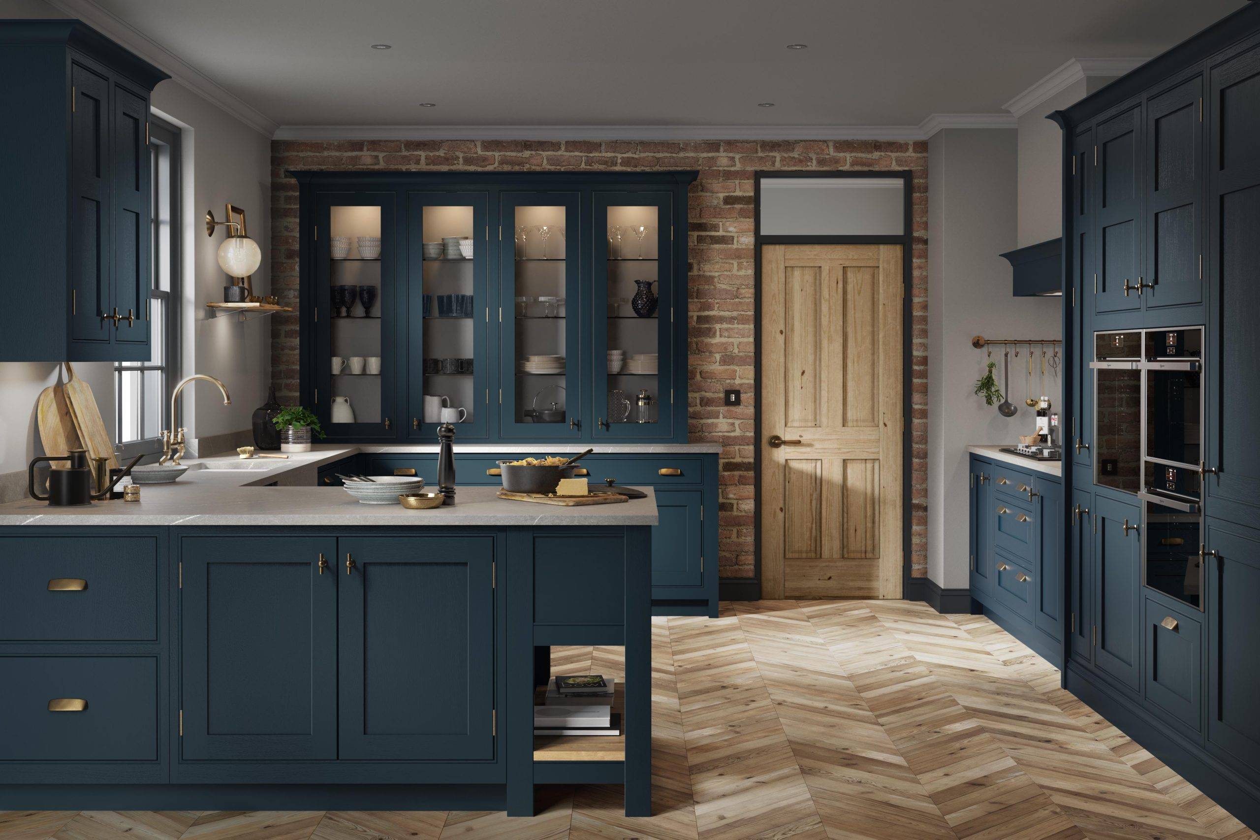 Matt Stone Grey Modern Country Kitchen | Vegas Kitchens, Folkestone
